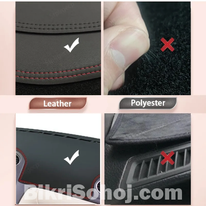 Leather Dashboard Mat For Honda Civic 2016-2019